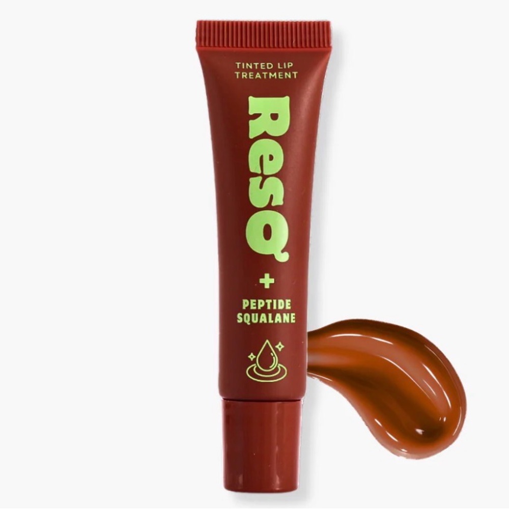 ResQ DULCE Tinted Lip Treatment - Peptide Squalane in Rich Brown